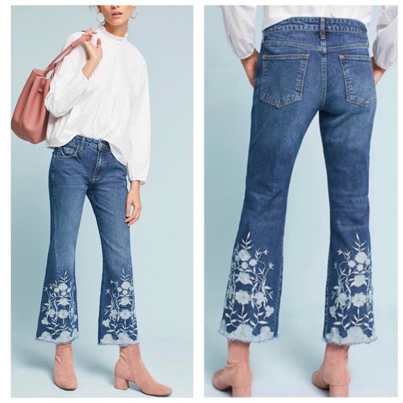 Anthropologie Denim - SOLD Anthropologie Pilcro High-Rise Cropped Flare